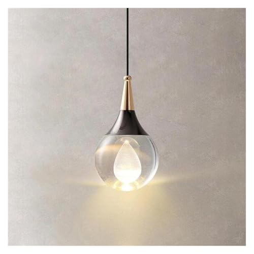Suspension cuisine et salle à manger avec cette lampe lustre LED en cristal chic