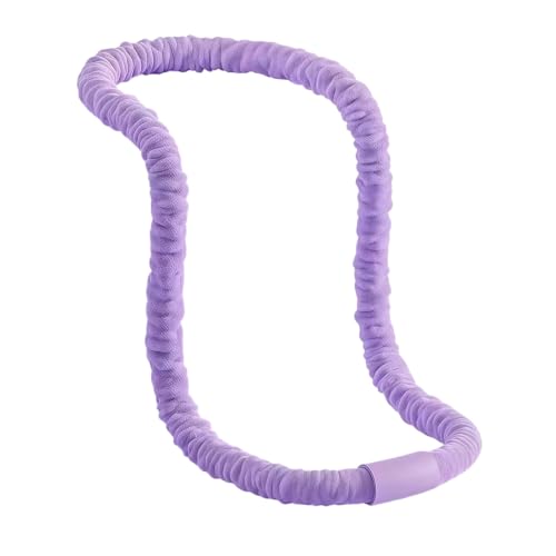 Aro de terciopelo suave para fitness, para adultos, pérdida de peso, quema de grasa, tonificación, círculo de fitness ponderado, para mujeres y hombres, anillo de ejercicio para fortalecer la cintura