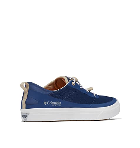 Columbia Sapato de barco masculino Bonehead PFG, Carbono/Branco, 12