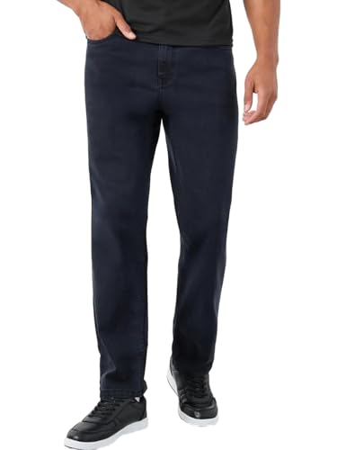 Image of Styli Men Regular Fit Mid-Rise Stretchable Jeans | Comfortable High Waist Trousers & Jeans for Men |Ideal for Casual, Office & Travel Wear