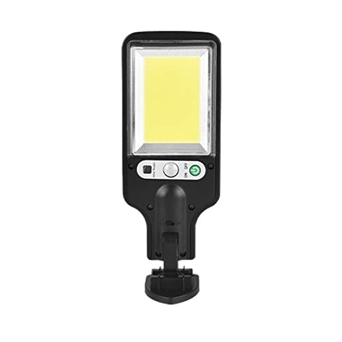 Luz de pared de seguridad solar exterior inalambrica de 117 COB para puerta delantera