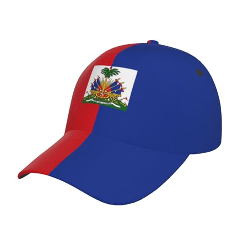 Gorra Trucker Haiti Flag Ajustable para Hombre y Mujer miniatura 1