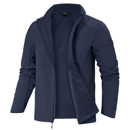 Veste softshell imperméable pour homme FREE SOLDIER noire de randonnée