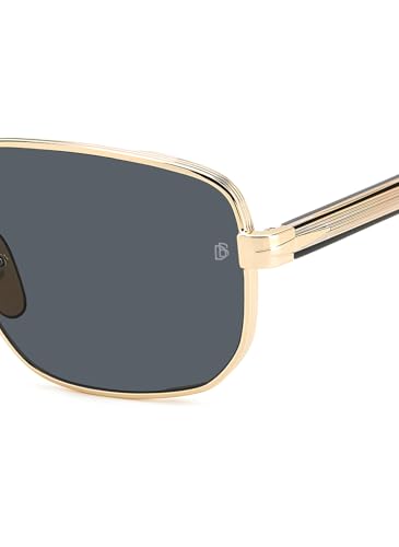 DAVID BECKHAM Sunglasses DB 7121 /G/S RHL Gold Black, 60/145/184