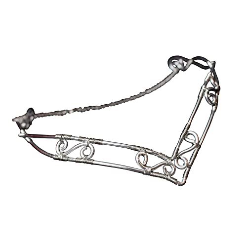 Beruthiel tiara viking élfica en acero inoxidable plateado