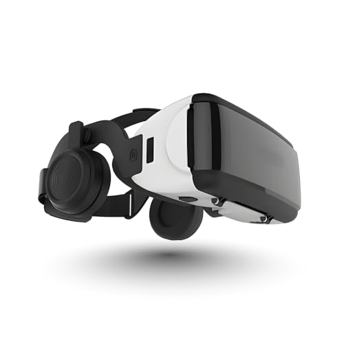 Image of Drumstone (𝐒𝐩𝐞𝐜𝐢𝐚𝐥 𝟏𝟓 𝐘𝐞𝐚𝐫𝐬 𝐖𝐚𝐫𝐫𝐚𝐧𝐭𝐲) 3D VR Headset with HD Lenses for Android & iOS | Virtual Reality Glasses with Eye Protection, Adjustable Strap, Soft Padding | 360 Video