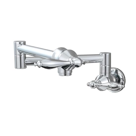 Rubinetto Cucina A Parete Con Doccetta Estraibile - Cromo, Girevole 360°, Per Lavello - Foto 6