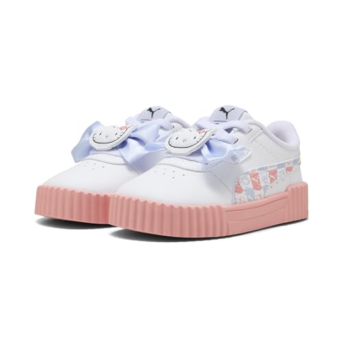 PUMA Zapatillas x Hello Kitty and Friends Carina 3.0 Infantiles 21 White Pink Fruit Cool Weather Blue