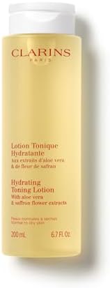 Clarins Hydrating Toning Lotion for Normal to Dry Skin, 6.7 Fl Oz
