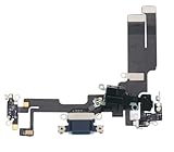 LeHang Charging Port Connector Board Flex Cable Replacement Compatible with iPhone 14 6.1 inch (Black)