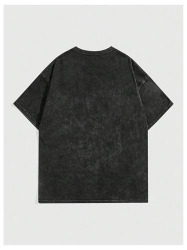 SOLY HUX Men's Goth T Shirt Y2k Graphic Tees Short Sleeve Crewneck Vintage Streetwear Shirts2