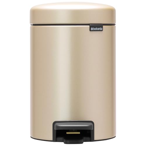 Brabantia Badezimmereimer, Metallic Gold, 3L