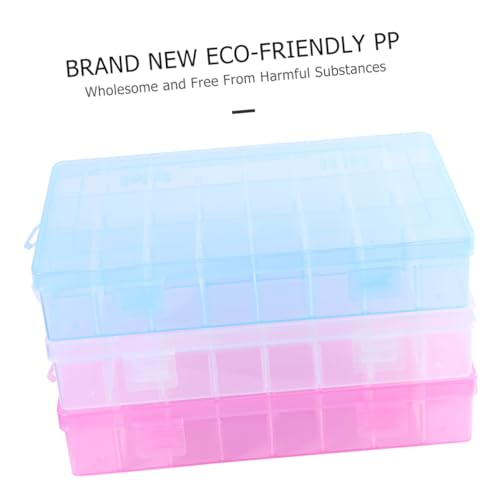 Boîtes de rangement en plastique à compartiments NUOBESTY pour bijoux et perles - 5