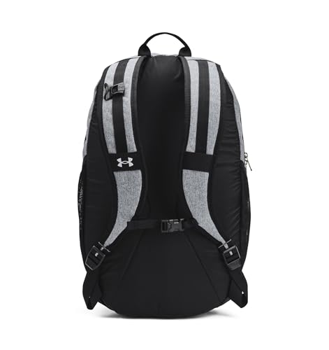 Under Armour Unisex Hustle 5.0 Team Backpack, (012) Pitch Gray Medium Heather/Black/Black, One Size Fits All3