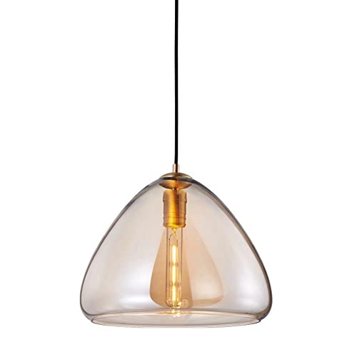 Lustre coupole en verre pour éviter l'éblouissement du plafond