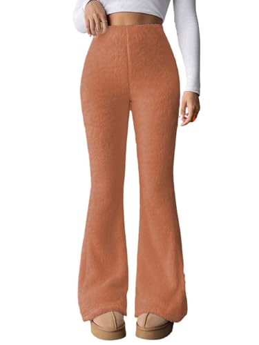 Image of KOTTY Women's Coral Fabric Flared Fit Pant - Super Soft Thermal Design for Stylish Cold Weather Comfort