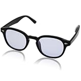 [エイトトウキョウ] ナイトドライブ サングラス メンズ レディース ブルーライトカット 日本製 軽量 ライトカラー ドライブ バイカー メガネ スポーツ 夜間 運転用 眩しさ軽減 UVカット ブルーライトカット 高性能レンズ [ 鯖江製 レンズ ] ブラック/ライトブルー NCBL-1102-BK