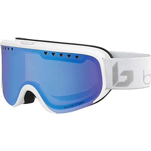 Boll&eacute; Women's Scarlett Cylindrical Snow Goggle - White Matte Silver Corp | Phantom+