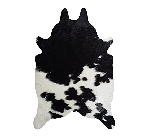Sunshine Cowhides Mini Cowhide Rug Black and White 90 x 60 cm Pieles del Sol
