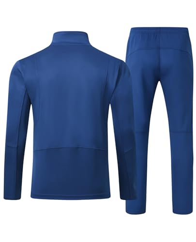 TBMPOY Men's Tracksuits Sweatsuits for Men Sweat Track Suits 2 Piece Casual Athletic Jogging Outfits Full Zip Sets