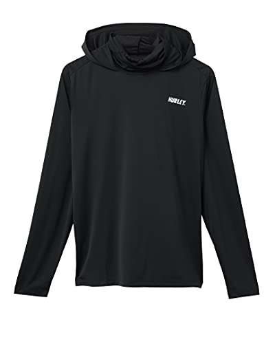 Hurley Men's H20-Dri Fastlane Hybrid Upf Ls Hd Black Xxl #TOP20