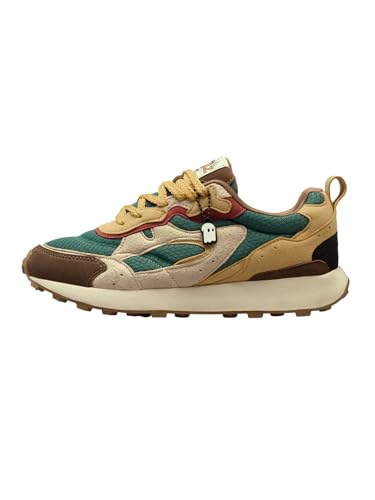 Image of The Souled Store Trailz: Men and Boys Low Top Sneakers Modern Retro Runner Breathable Mesh and Microfiber Suede Cushioned Insole Lugged Outsole Lace Up