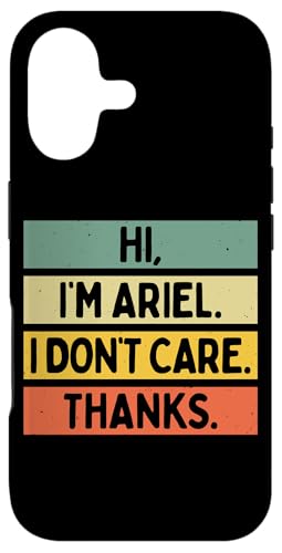 Hi I'm Ariel I Don't Care Thanks �ʔ�����������p �X�}�z�P�[�X iPhone 17 �p