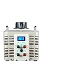 BNCZDOJO Single Phase Voltage Regulator TDGC2J-1KVA 2KVA All Copper,Without Additional Waveform Distortion(TDGC2-2KVA,0-300V)