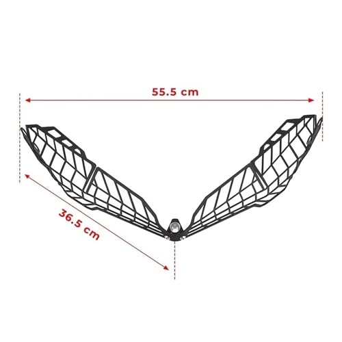 Couverture calandre phare Ducati Multistrada évite les bris de glace 2020-2024 - 4