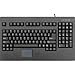 Solidtek Pos/rackmount Keyboard with Built in Touch Pad USB Connector Black