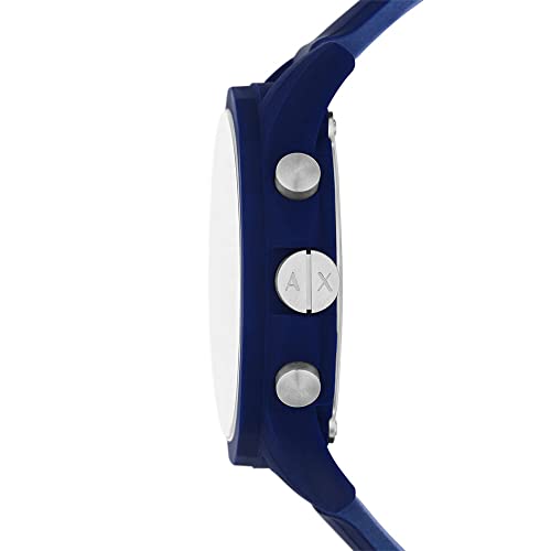 Image of Armani Exchange Analogue Men's Watch (Blue Colored Strap)