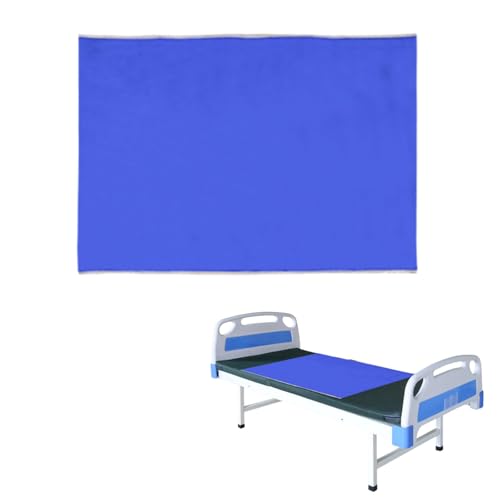 Slide Sheets for Moving Patients on Bed Sliding Sheets for Bed Mobility Patient Transfer Slide Sheet for Hospitals Home Care Cars Wheelchairs Elderly and Disabled Blue (75x95cm)