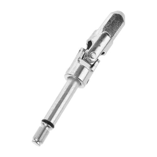 Lurrose Eje Cardán de Gato Hidráulico de Acero 16 Mm Cabezal Cuadrado 143 Mm Longitud Junta de Alivio de Presión para Gatos Hidráulicos Uso Profesional y Reparación