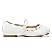 K KomForme Girl's Ballet Flats Non-Slip Soft Mary Jane Walking Party Dress Shoes for Toddler/Little Kid/Big Kid