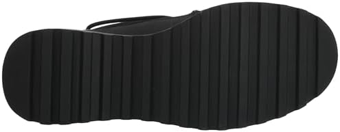 Lucky Brand Women's Caelia Weather Boot Ankle, Black/Black, 6 | Image 3