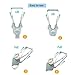 Baby Walking Harness Adjustable Handheld Kids Walker Helper Assistant Belt for Learning Walk Trainer Tool Walking Wing,Grey