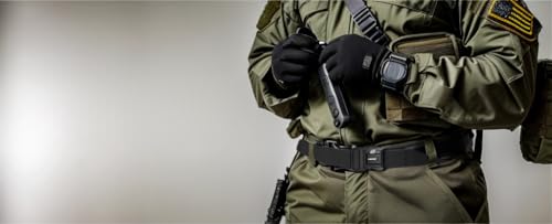 Men's Tactical Belt, Military Nylon Webbing Work Belt with Quick Release Heavy Duty Buckle3