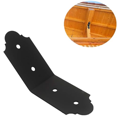 Équerres d'angle en métal support fixation bois étagère meubles bâtiment lot de 4 - 8