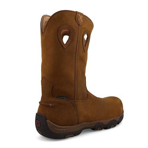 Twisted X Men's 11" Pull On Hiker Boot, Round Toe Nano Toe3