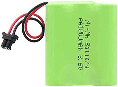 Amazon | 1 個 3.6V 1800mAh 3AA 充電式 Ni-MH バッテリーパック