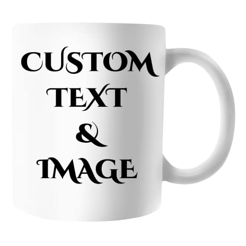 Personalized Photo Mug on 11 Oz Custom Mugs With Pictures Add Your Custom Picture and Text on Both Side of The Coffee Custom Mug