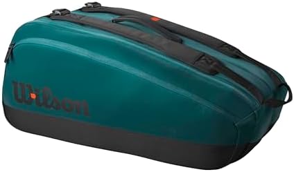 Wilson Blade V9 Super Tour Tennis Racket Bags - Green/Black