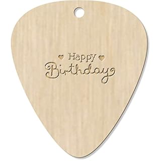 Azeeda 7 x ‘Bon Anniversaire’ médiator/pic de Guitare (GP00026846) - Les Beatles, Paul McCartney, John Lennon, RIngo Starr, George Harrison