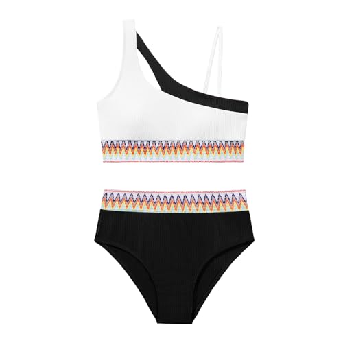 Maillot de bain pour filles à taille haute idéal pour les journées de plage en famille