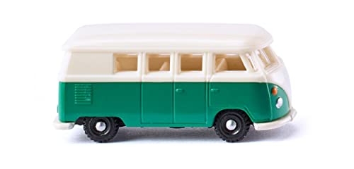 Wiking 093204 VW T1 Bus Patina Green/Pearl White, Orange,white,green,red,silver