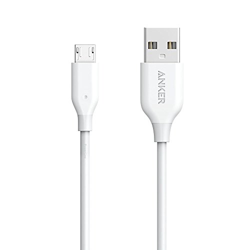 Anker PowerLine Micro USB (3ft) - Durable Charging Cable, with 5000+ Bend Lifespan for Samsung, Nexus, LG, Motorola, Android Smartphones and More