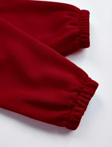 Image of Womens Sweatpants Loose Fit Jogger, Comfort Bottom Wear, Fleece Bottom Gym & Sleepwear Winter Trendy Trousers with Pockets Pajama Pants for Womens & Girls