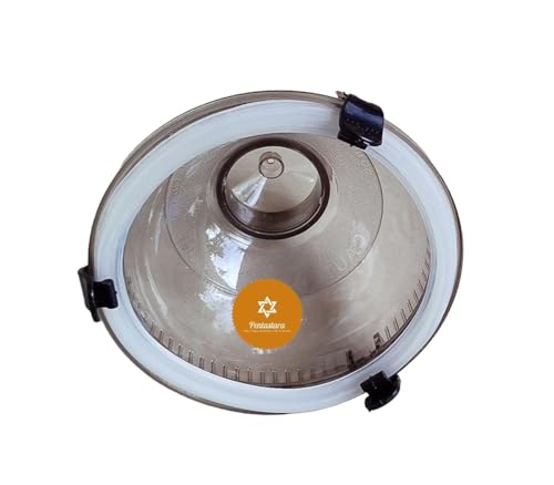 Image of SUJATA inchDome Jar Lid With Clips inch (Dome lid /Cap with Silicone Gasket only,.,)
