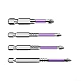 Juego de 3 puntas de cruceta PH2 antideslizantes para una transferencia eficiente de par y reducir el riesgo de pelado en juntas críticas (65-70-90)