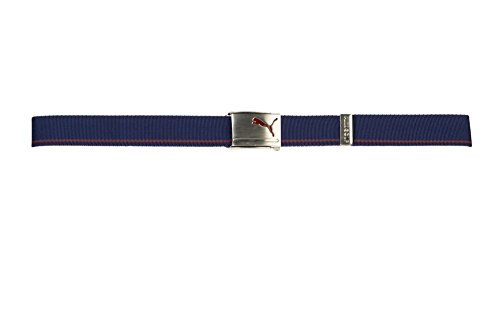 Puma Golf 2018 Men's Reversible Web Belt (Sodalite Blue-Pomegranate, One Size)